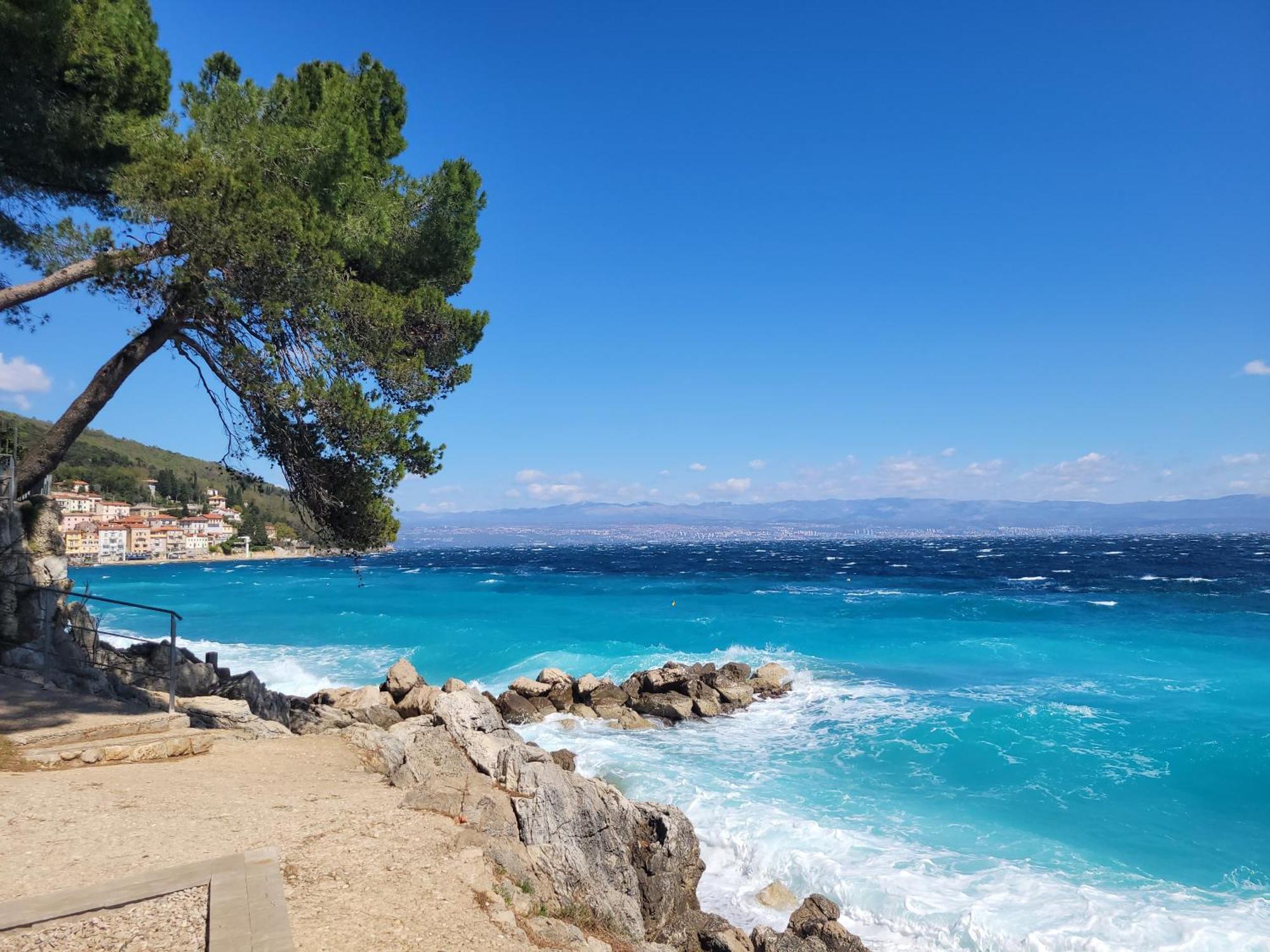 Ferienwohnung Mit Pool Kroatien Mit Meerblick Und Pool Lovran Exterior foto